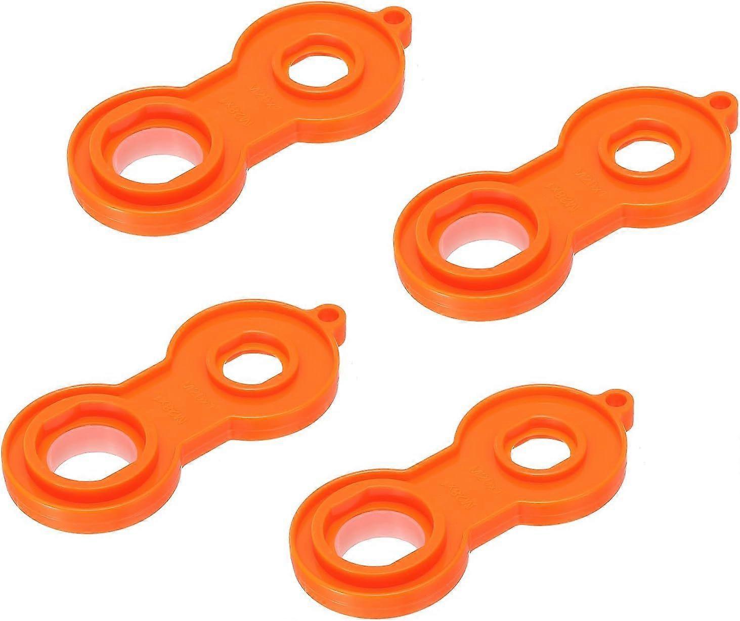 4pcs Faucet Aerator Removal Wrench Set for M20 M22 M24 M28 Orange