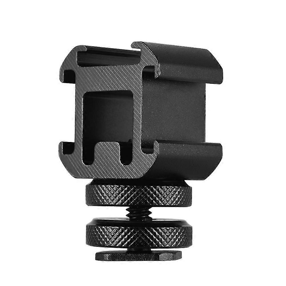3 x 3 Hot Shoe Mount Holder Bracket Adapter for LED Light Monitor Microphone Camera