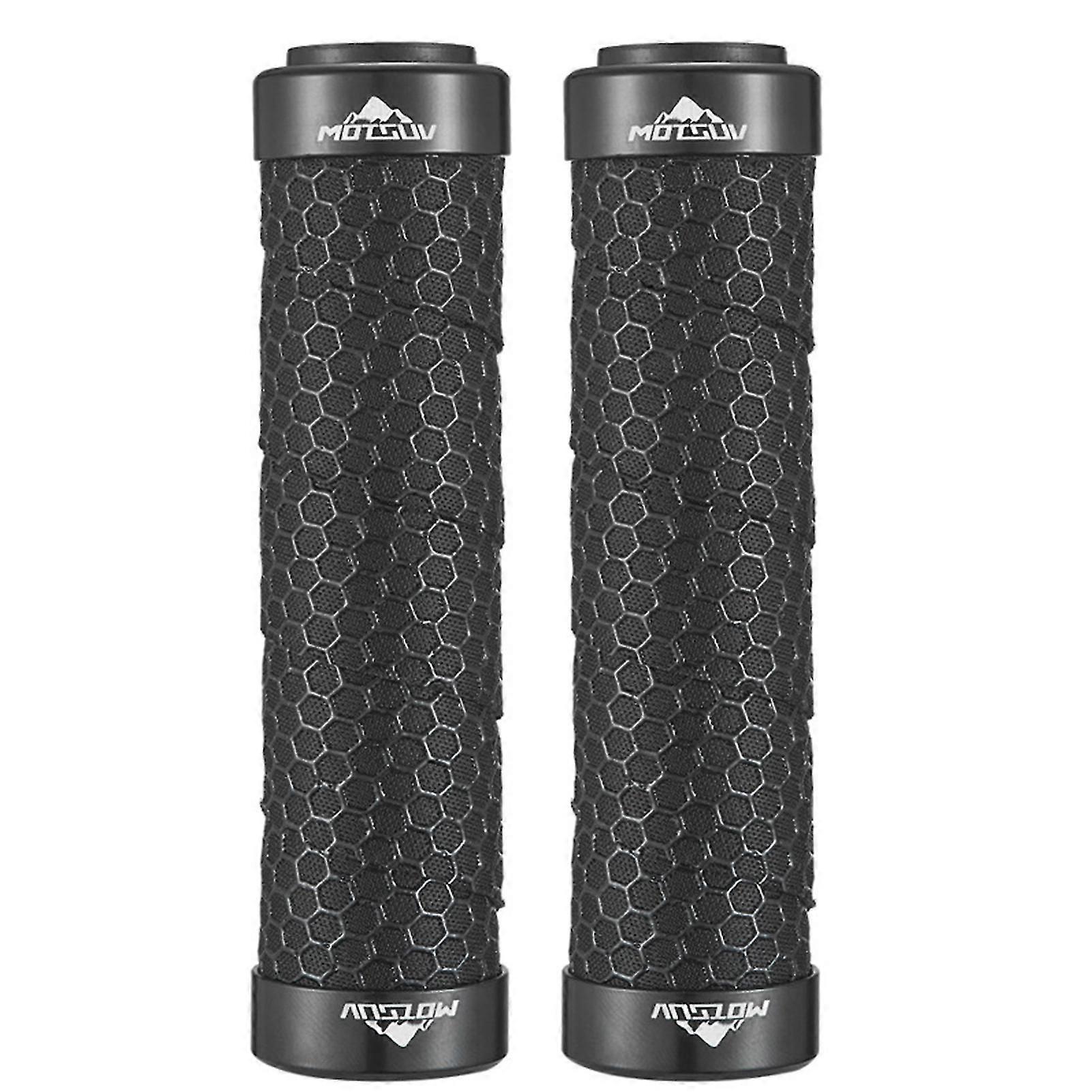 Bike Handlebar Covers with Anti Slip Honeycomb Double Sided Lockable