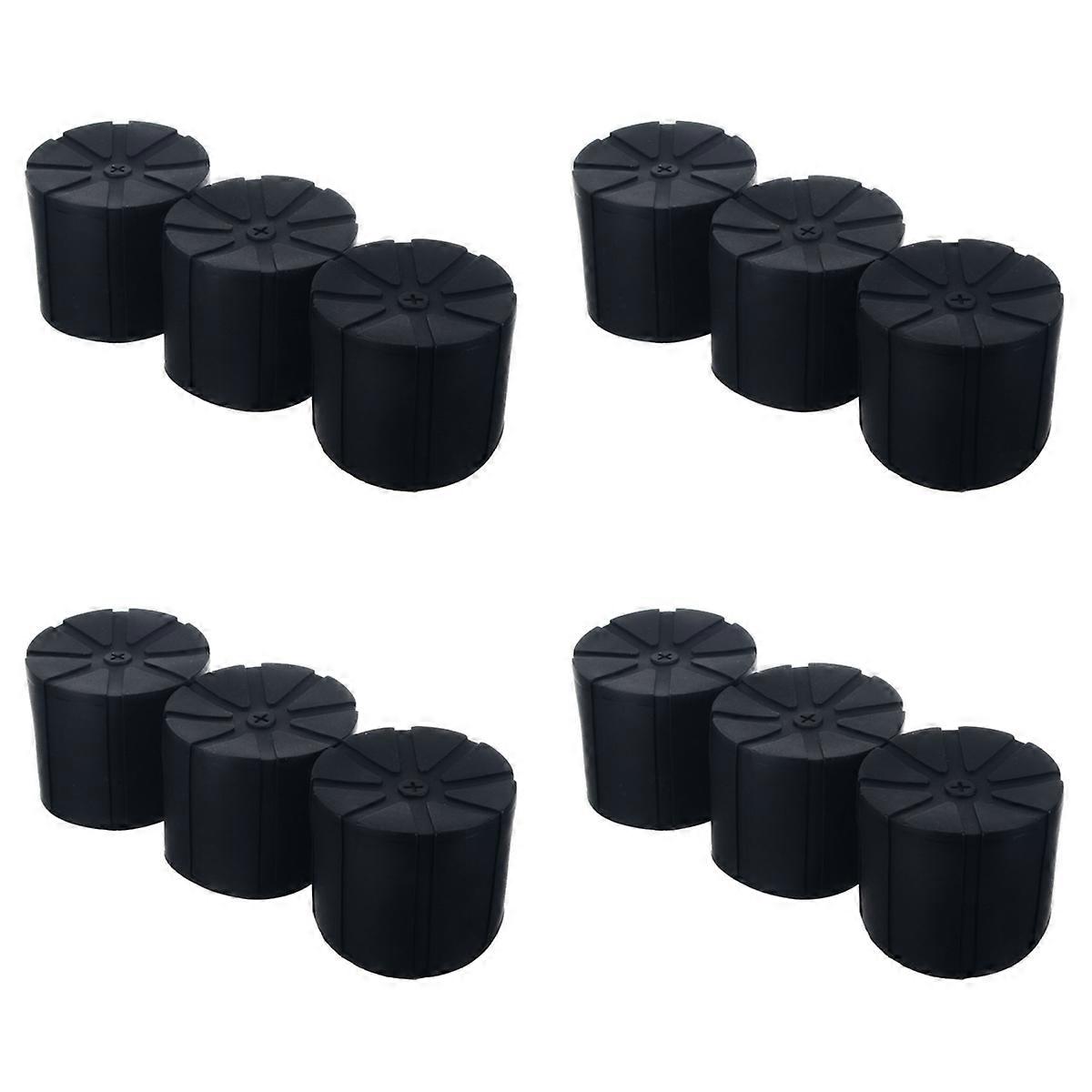 12Pcs Waterproof Silicone Universal Lens Cap Cover for 65-90mm DSLR Camera Lenses