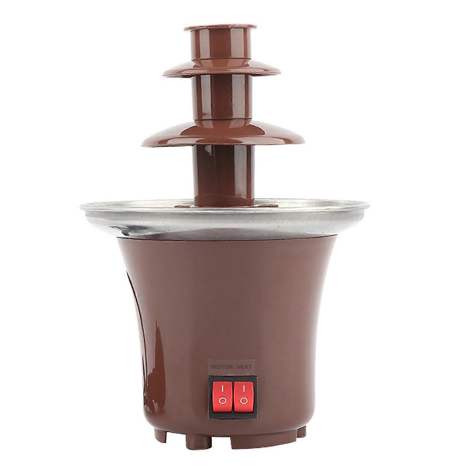 Three Layer Household Chocolate Fountain Chocolate Melt Fondue Chocolate Lava Machine for Melting Ch