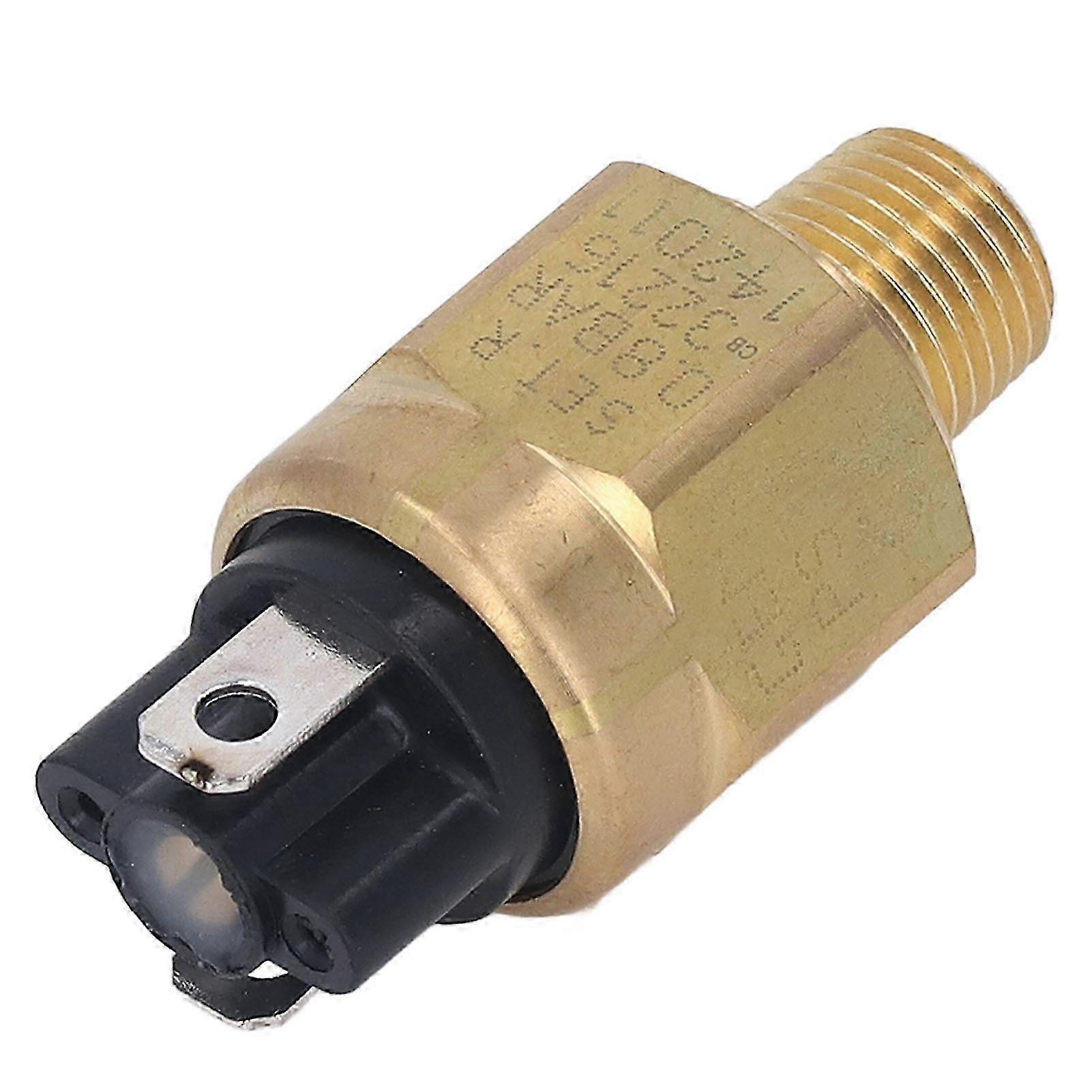 Excavator Pressure Sensor Switch Brass 0.8bar Pressure Switch Replacement for LiuGong Excavator