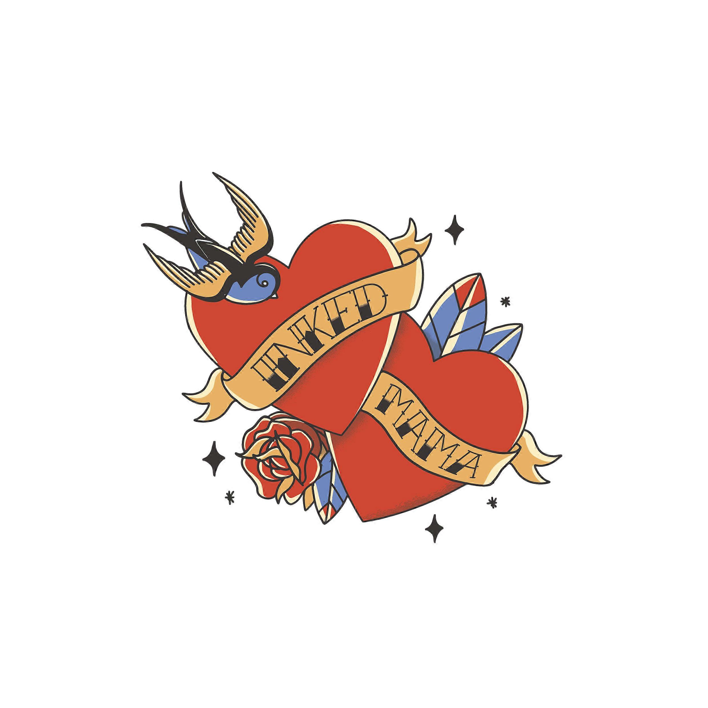 Iron-on patch Inked Mama Tattoo Hearts