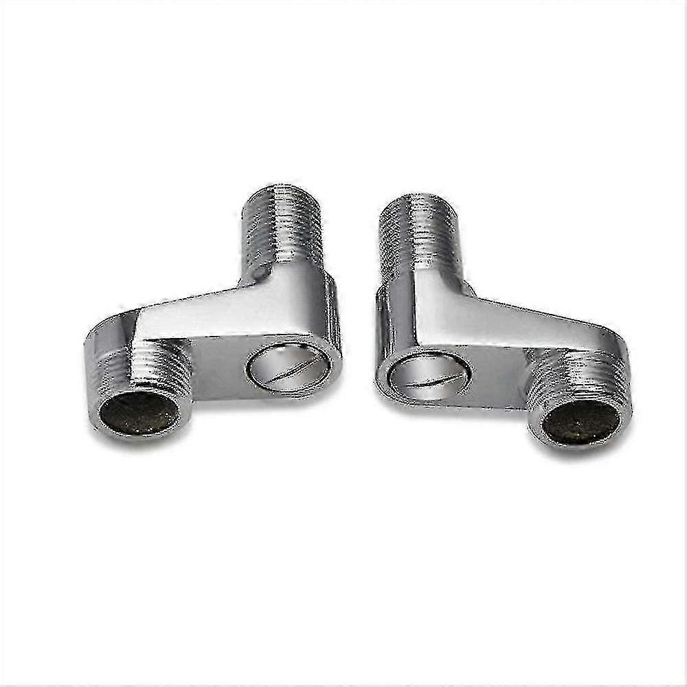 Bath Faucet Adapters 2-Pack + 3/4", 1/2" Adjustable Swing Arm + Solid Brass