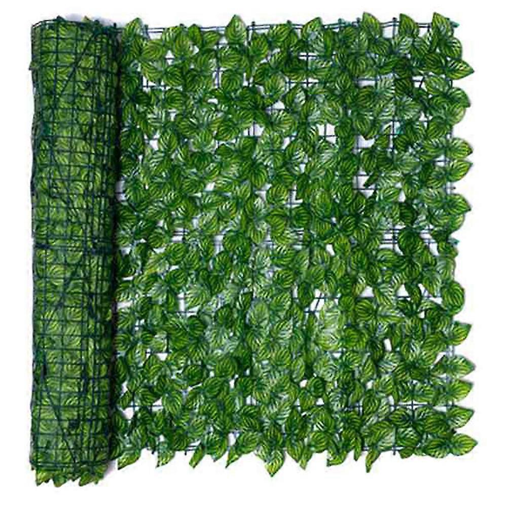 0.5X3 Meter Wall Plant Fence Leaves Artificial Faux Ivy Leaf