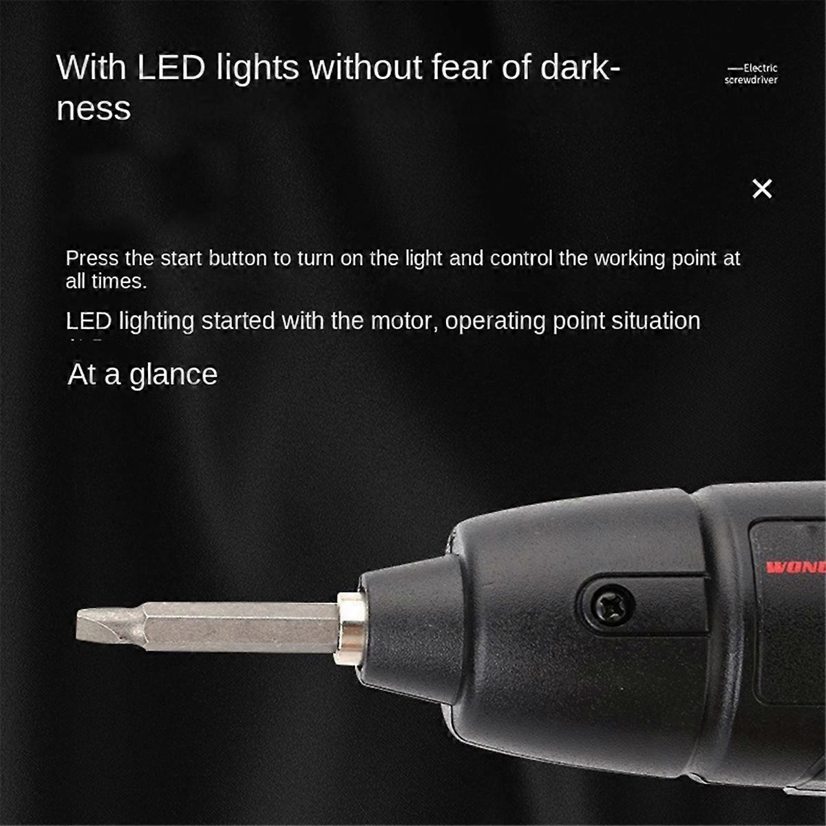 Household Electric Screwdriver Rechargeable Cordless Impact Drill Mini Cordless Electric Drill Screw