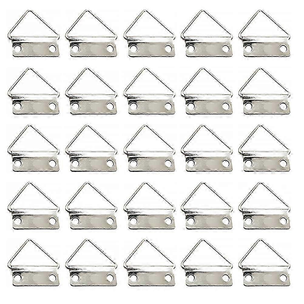 100pcs Triangle Hanging Hooks Picture Photo Oil Painting Mirror Frame Hooks