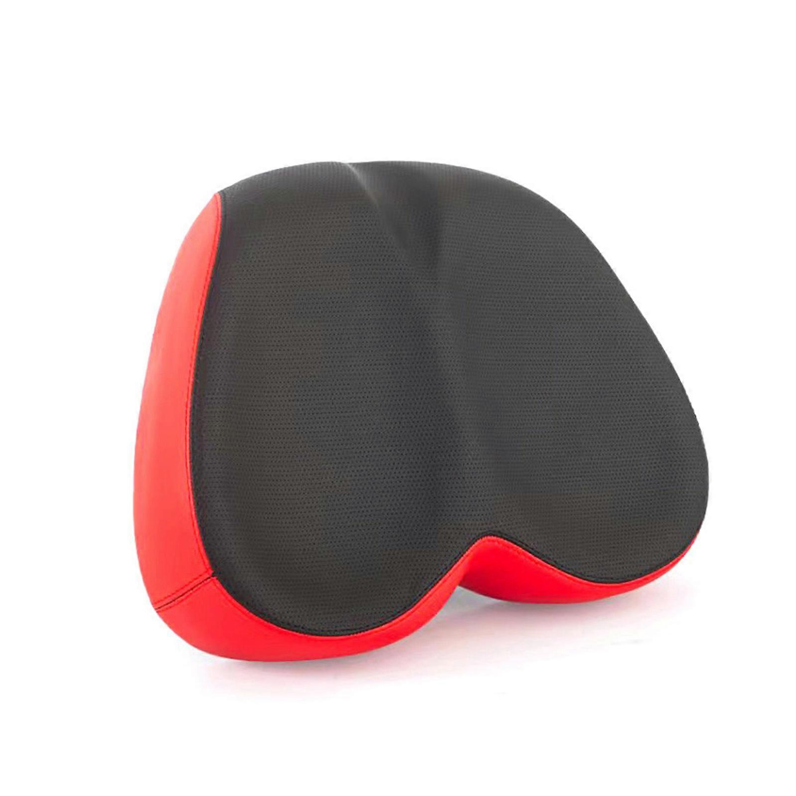 Komfortabel Sykkel Sadel Neseløs Vei MTB Sykkelsete Terrengsykler Sete Utvidet Sykkelpute For MTB & Vei Rød