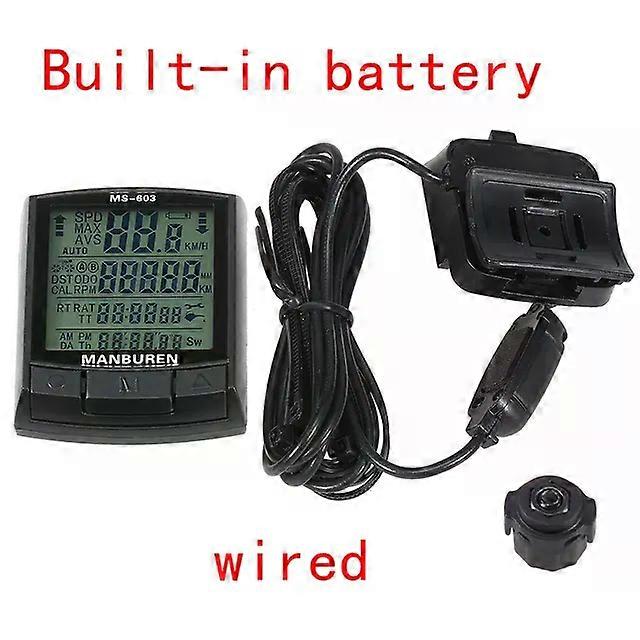 Waterproof Bicycle Computer Wireless And Wired MTB Bike Cycling Odometer Stopwatch Speedometer Watch LED Digital Rate