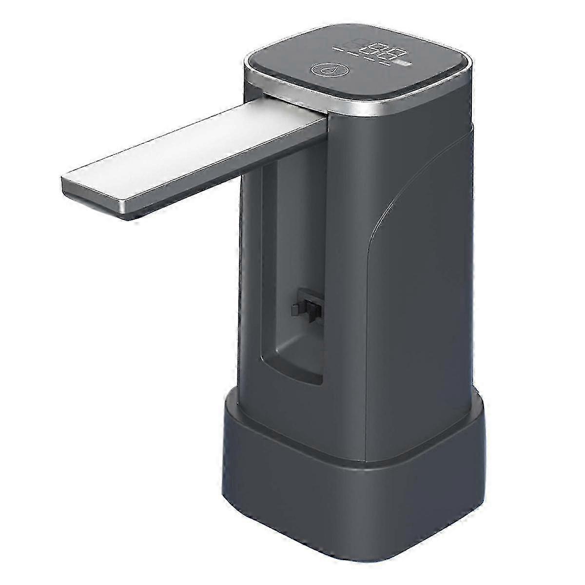 5 Gallon Water Pump: Dual-Use Desktop & Foldable Automatic Water Bottle Dispenser w/LED Touch Display