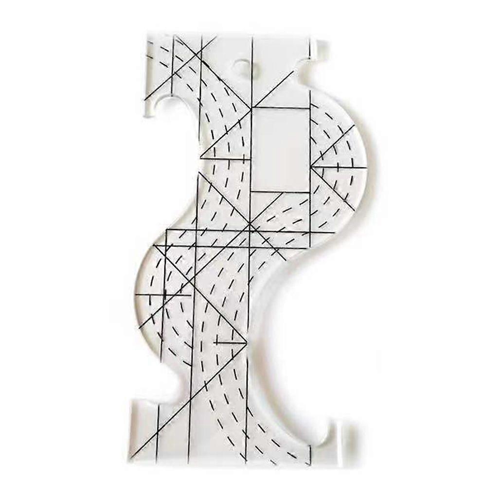 Professional Multi-Purpose Quilting Template Ruler Plastic Ruler Patchwork