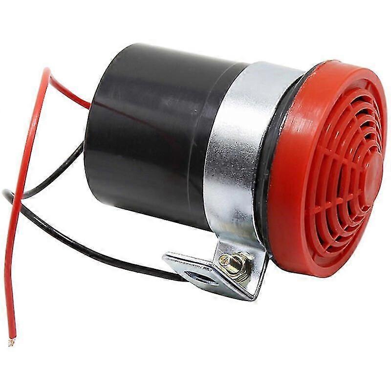 12v 24v 105db Car Motorcycle Reverse Horn Backup Alarm Beep Warning Alarm Speakers - Red