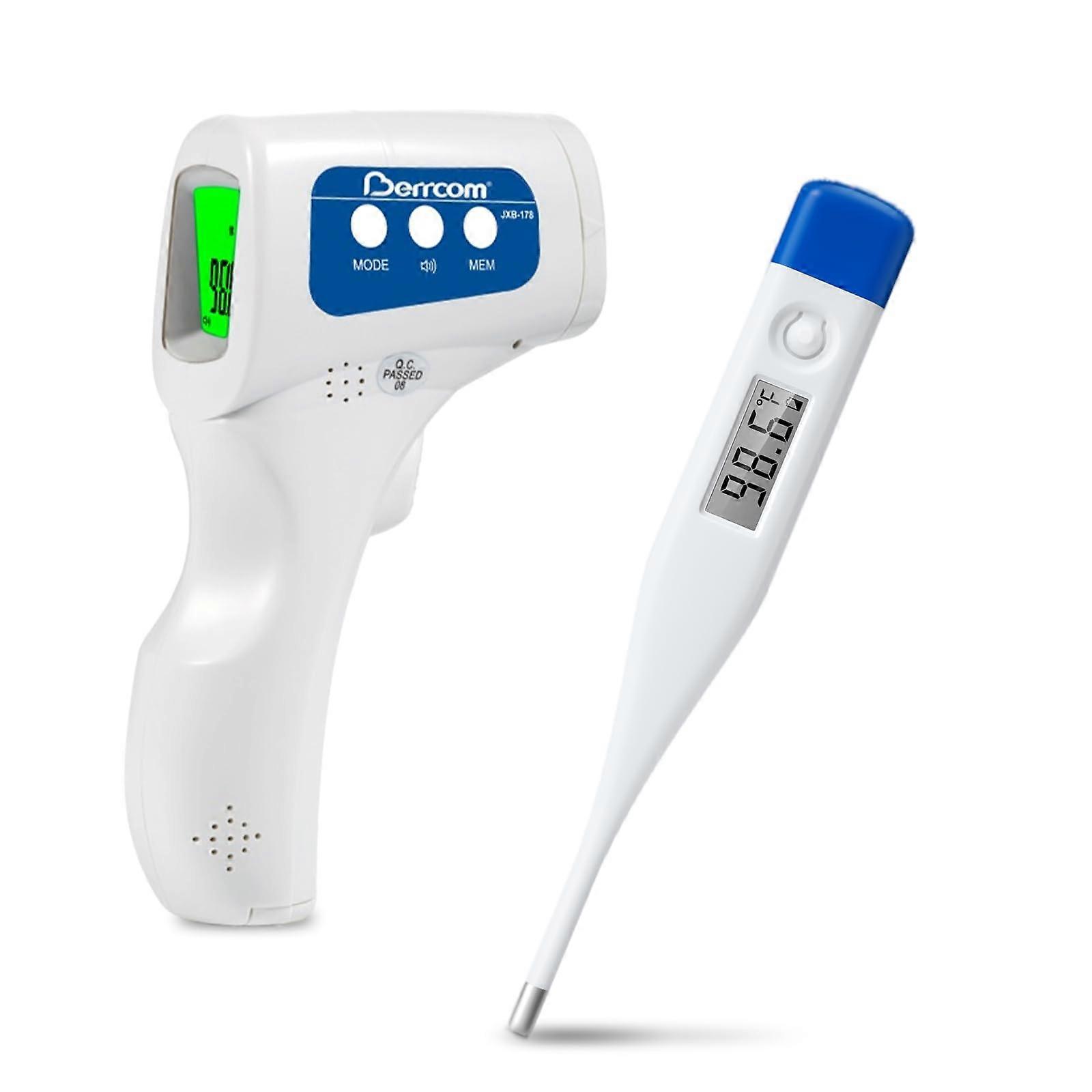Digitalless thermometer JXB-178 and Digital Thermometer DT007 Package