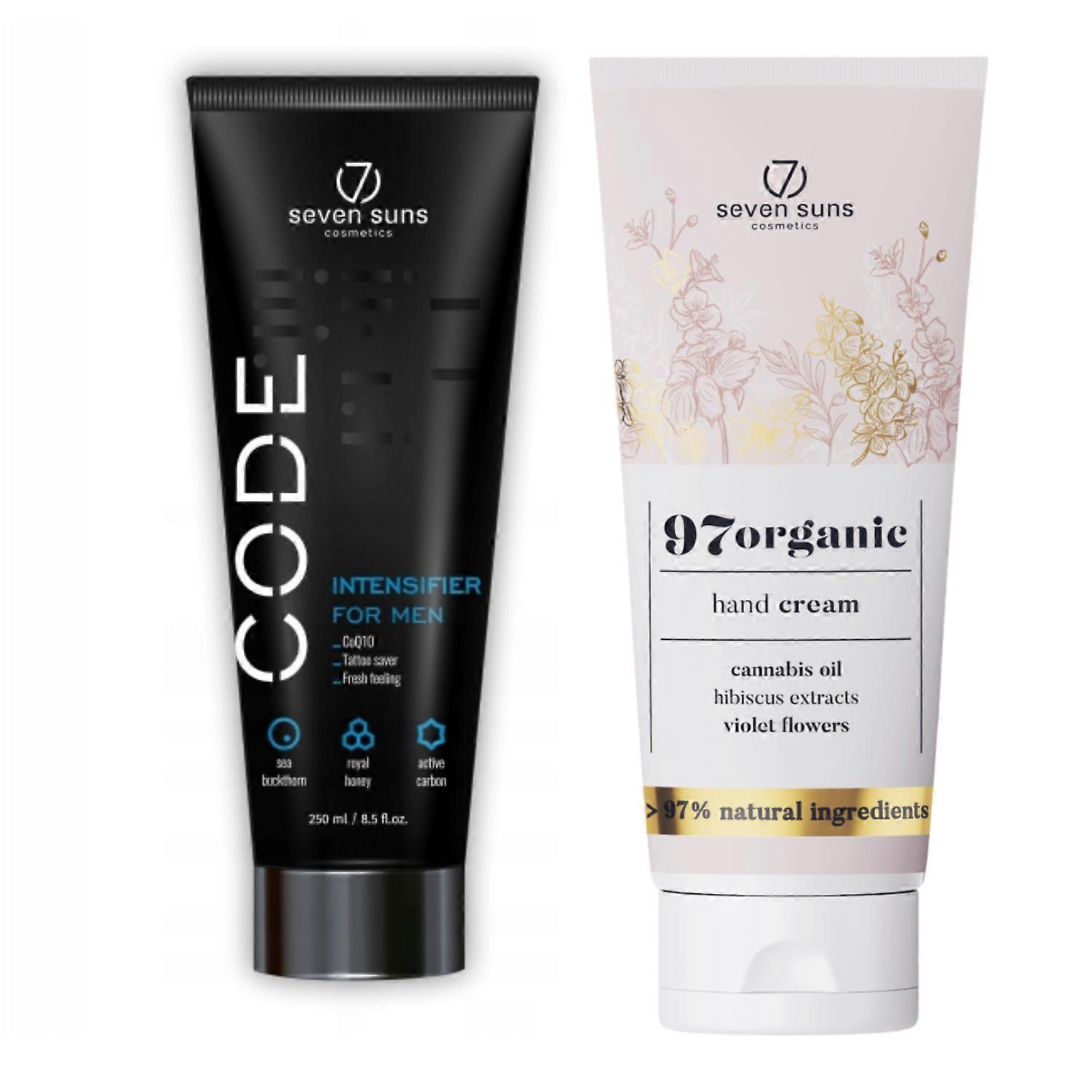 7suns Code Accelerator para Homem 250ml + Creme de Mãos 75ml Grátis