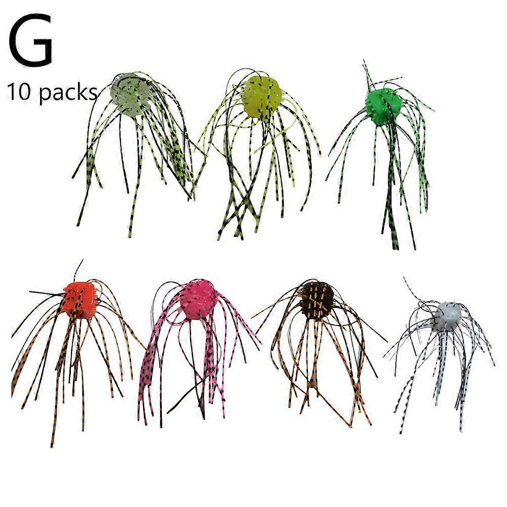 10pcs Angelköder Kit Langsam sinkender Köder mit hoher Dichte