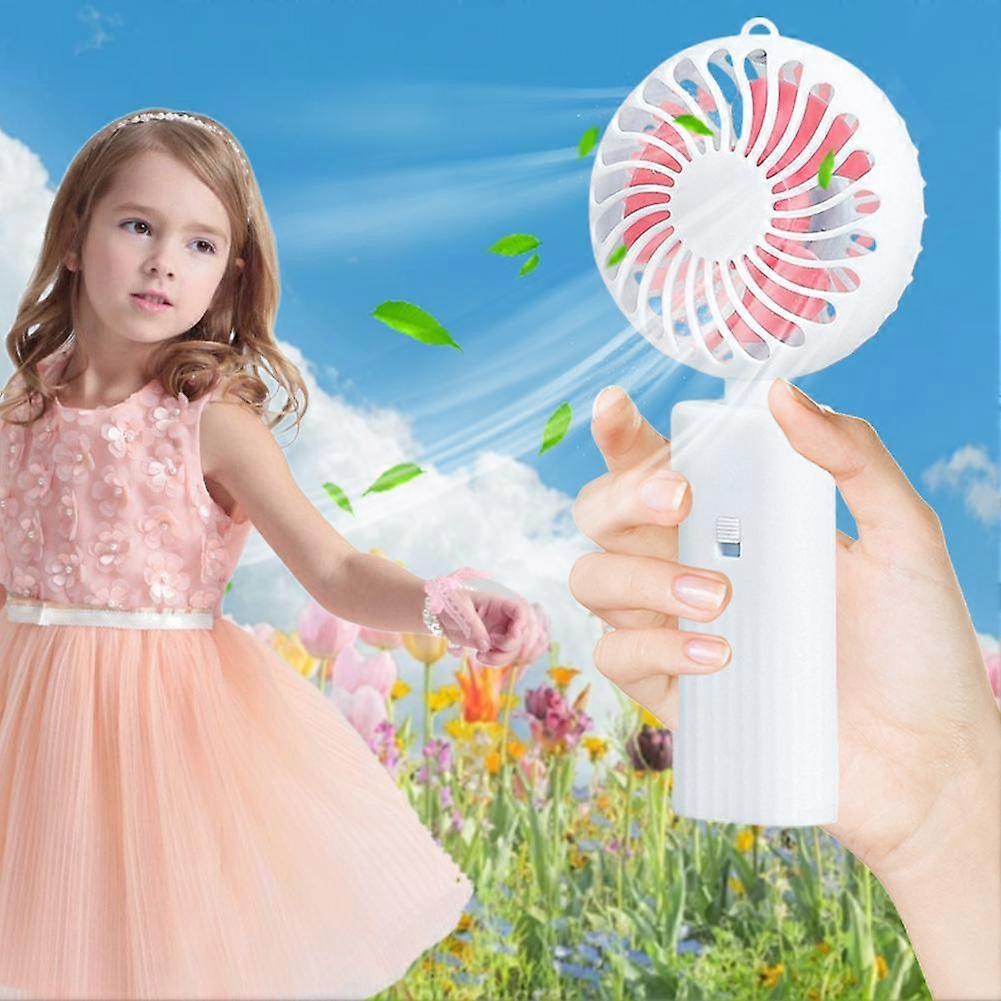 Plastic Handheld Mini Fan Summer Portable Battery Operated Handheld Fan