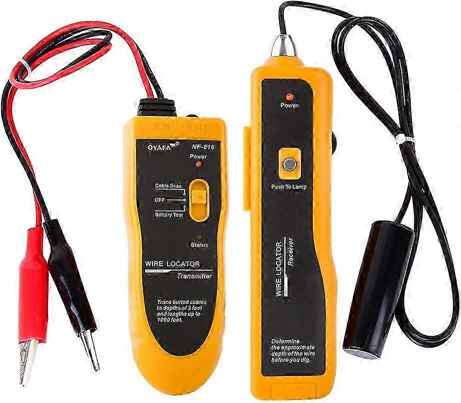 Underjordisk kabelfinner Nf-816 med integrerte øretelefoner