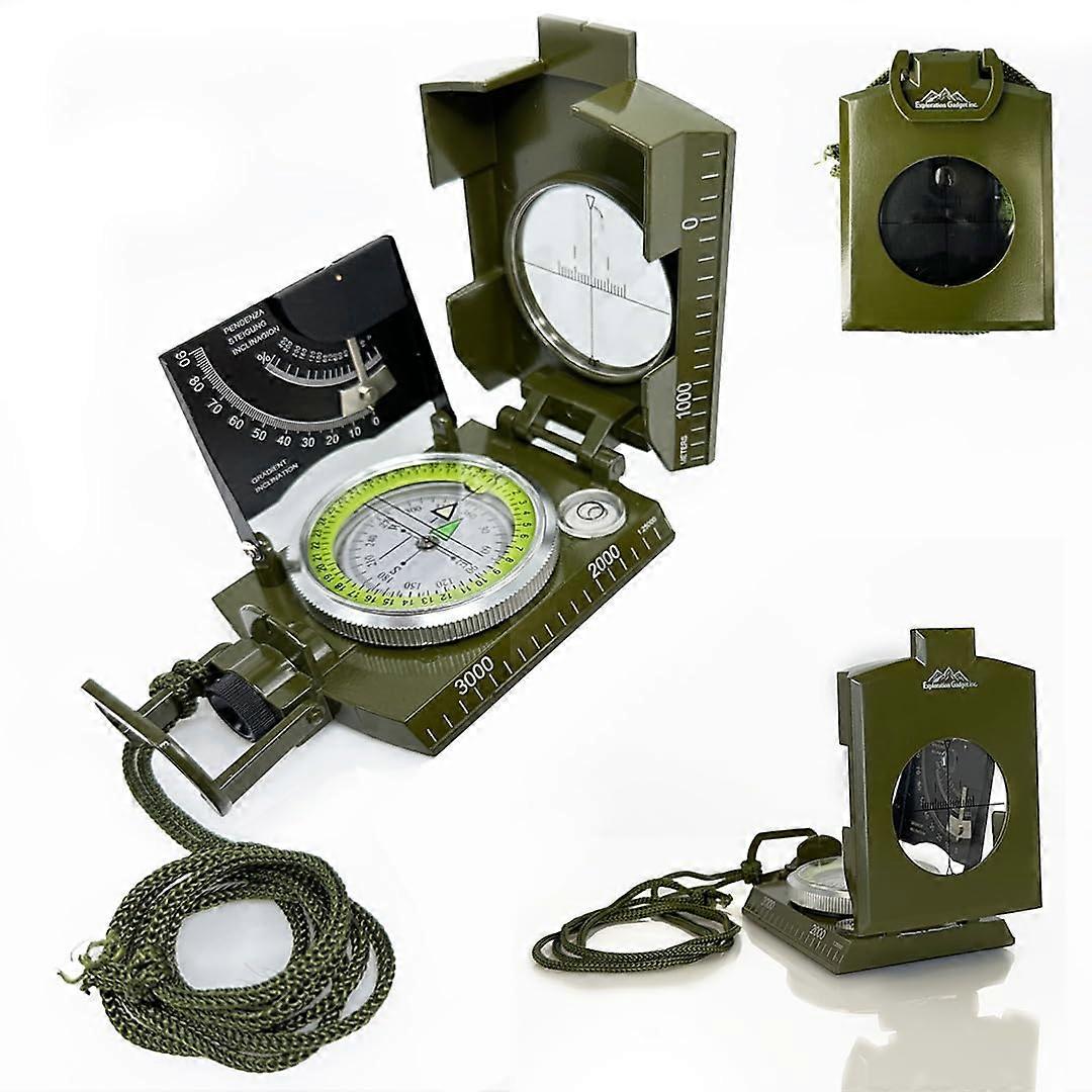 Navigation Compass for Hiking, Waterproof, Lightweight, Adjustable Lens, High Accuracy, Durable Outdoor Use