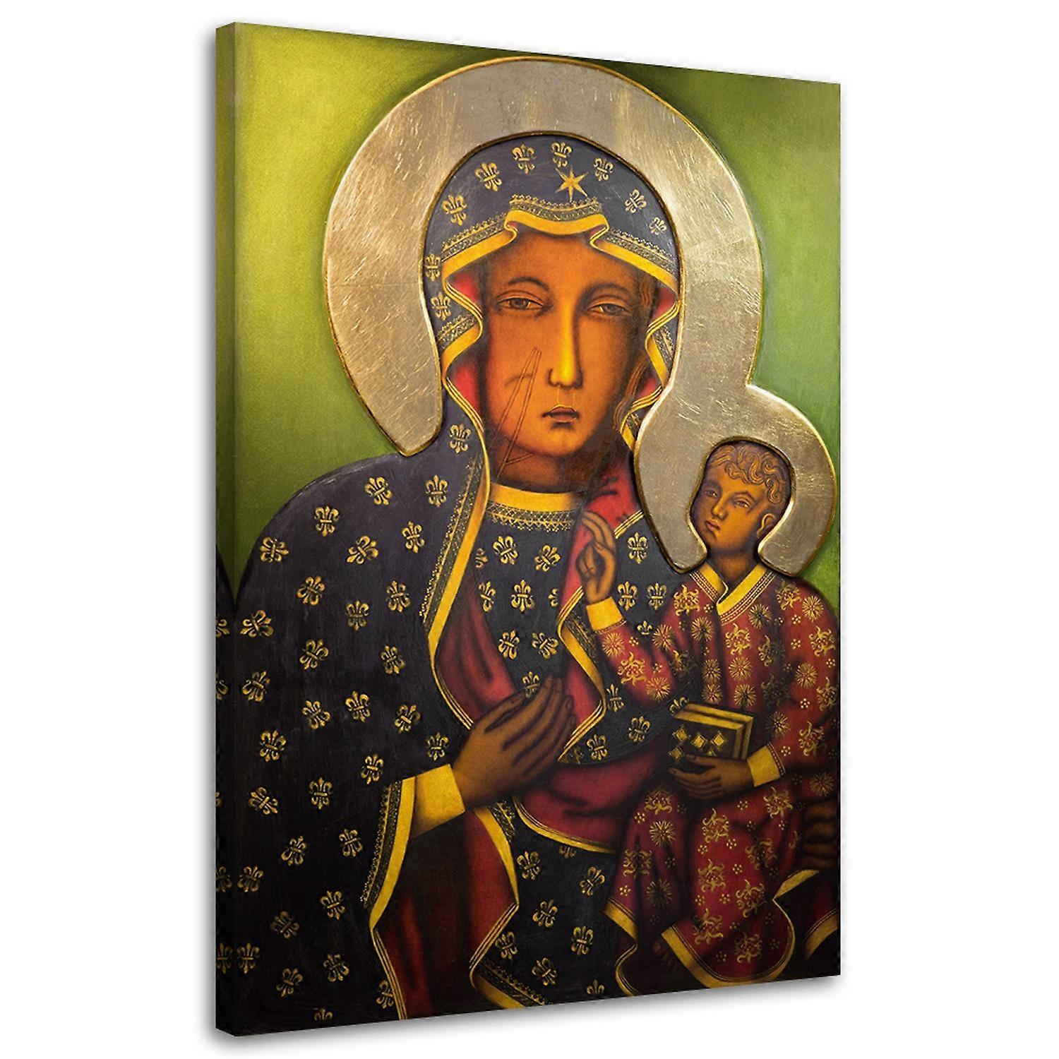 Lienzo, Nuestra Señora de Czestochowa - 70x100