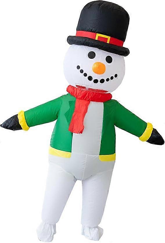 Snowman Inflatable Costume, Adults