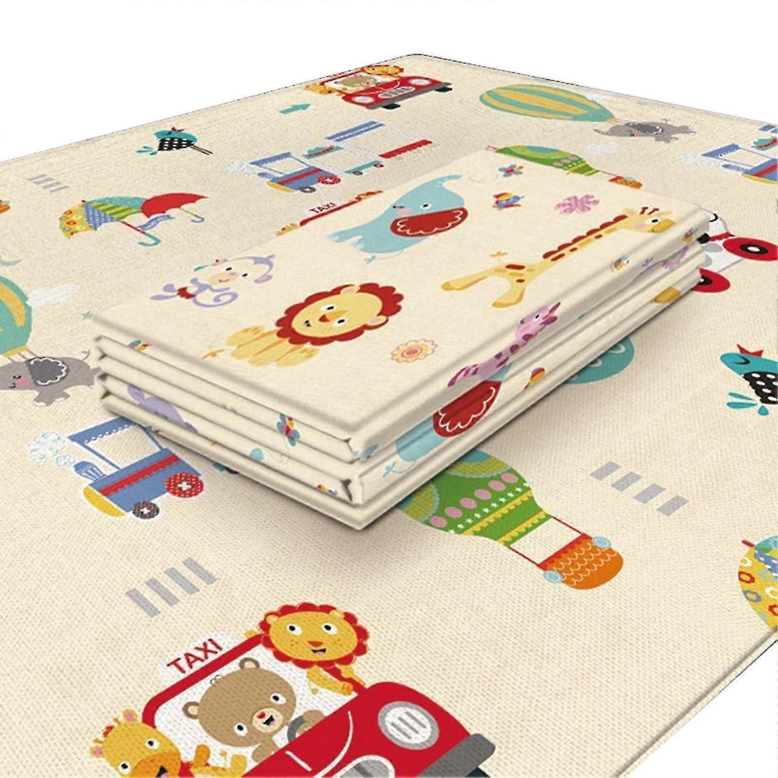 Baby Crawling Mat Waterproof Thick Nursery Rug Large Rectangular Kids Carpet
