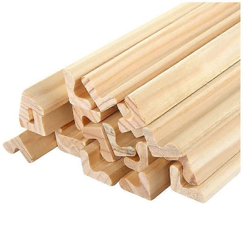 20-Pack Wooden Tile Holders Replacement Rack Letter Racks Trays, Tile Holders Great for Crafts,Game Stands,19cm