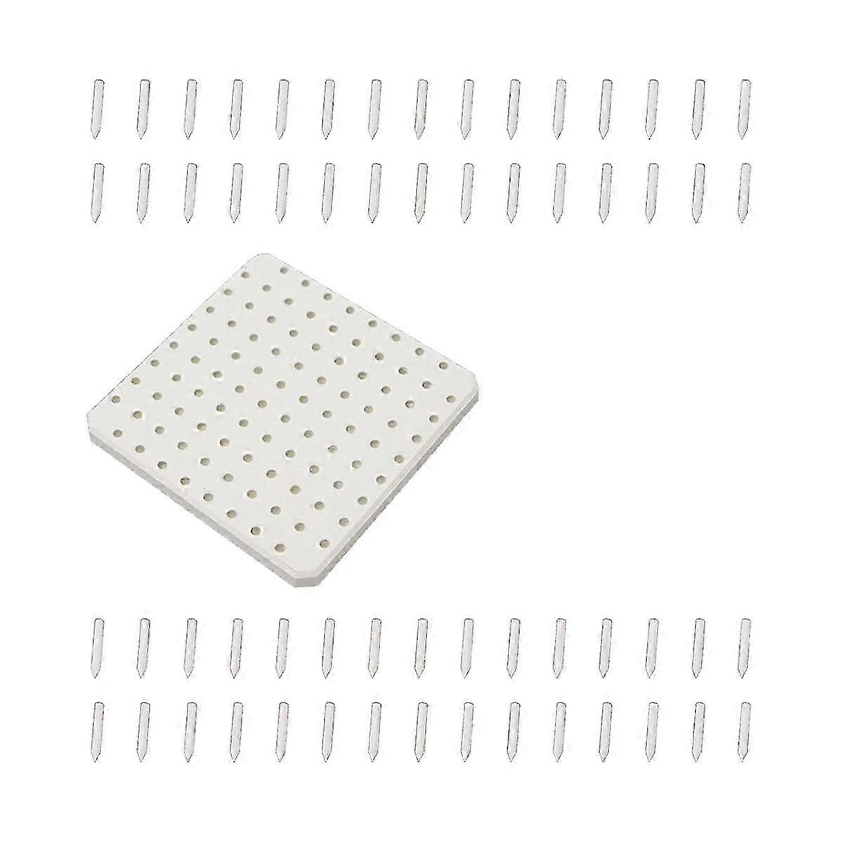 Ceramic Refractory Pad, 96 Points Bar Stilt Pottery Kiln Ceramic Refractory Support Pad Ceramic Refractory Support