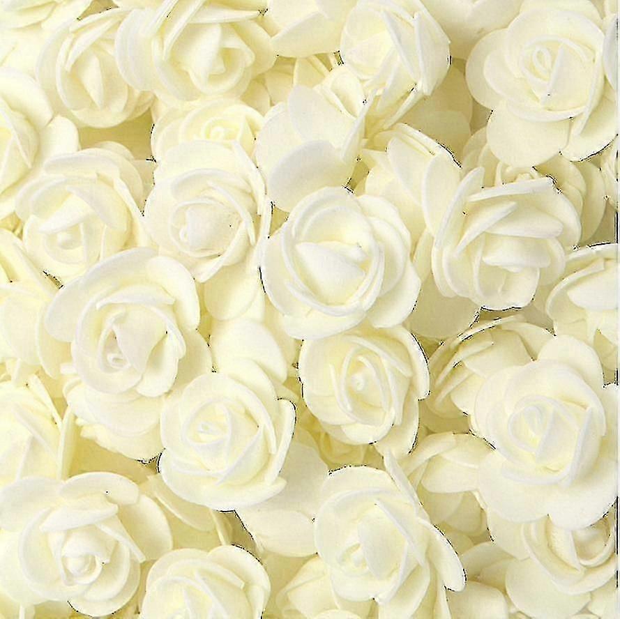 50/100/200/500pcs 3cm رغوة روز للدب الزهور الاصطناعية دي الهدايا
