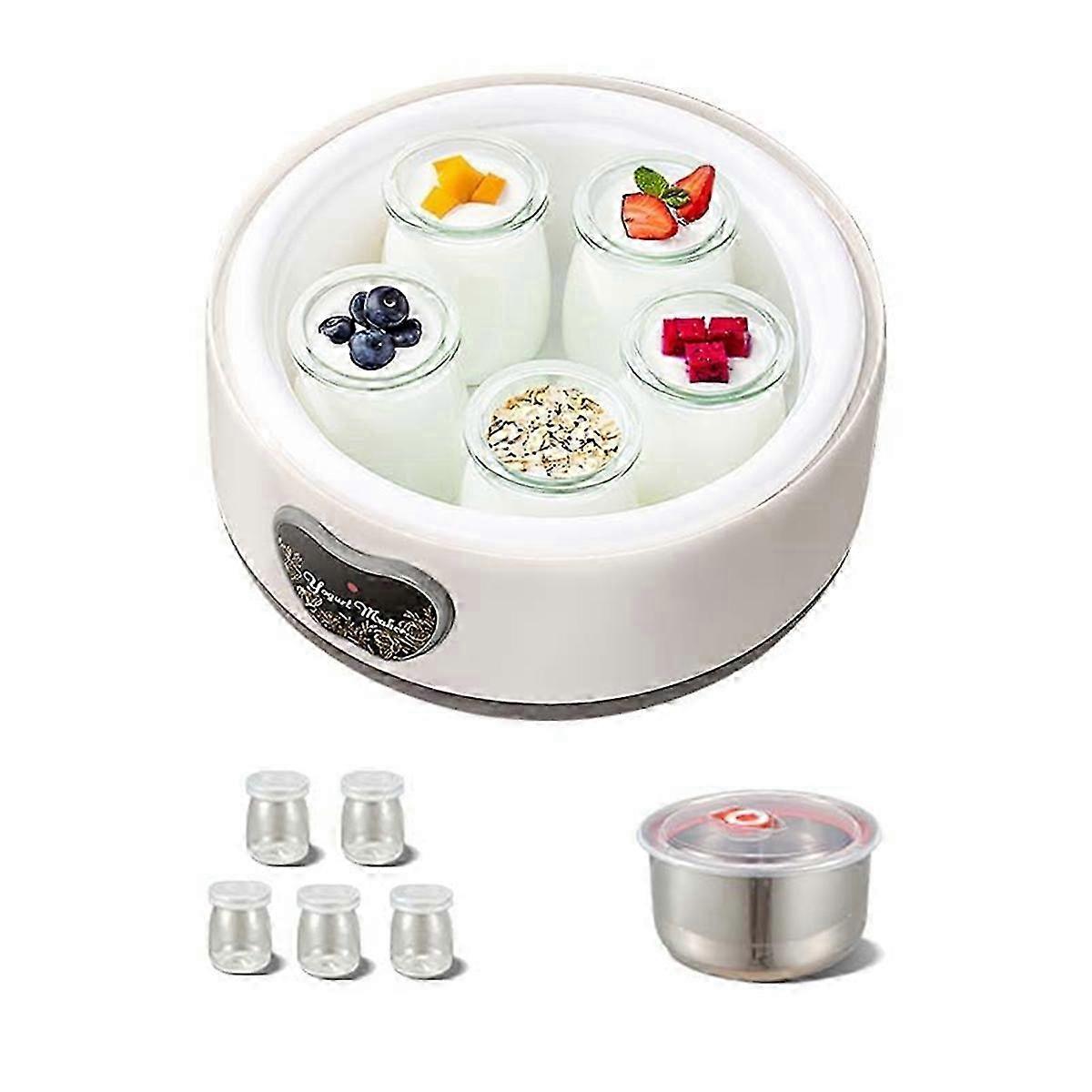 EU Plug Compatible Electric Yogurt Producer with 36-Hour Timer and Temperature Control