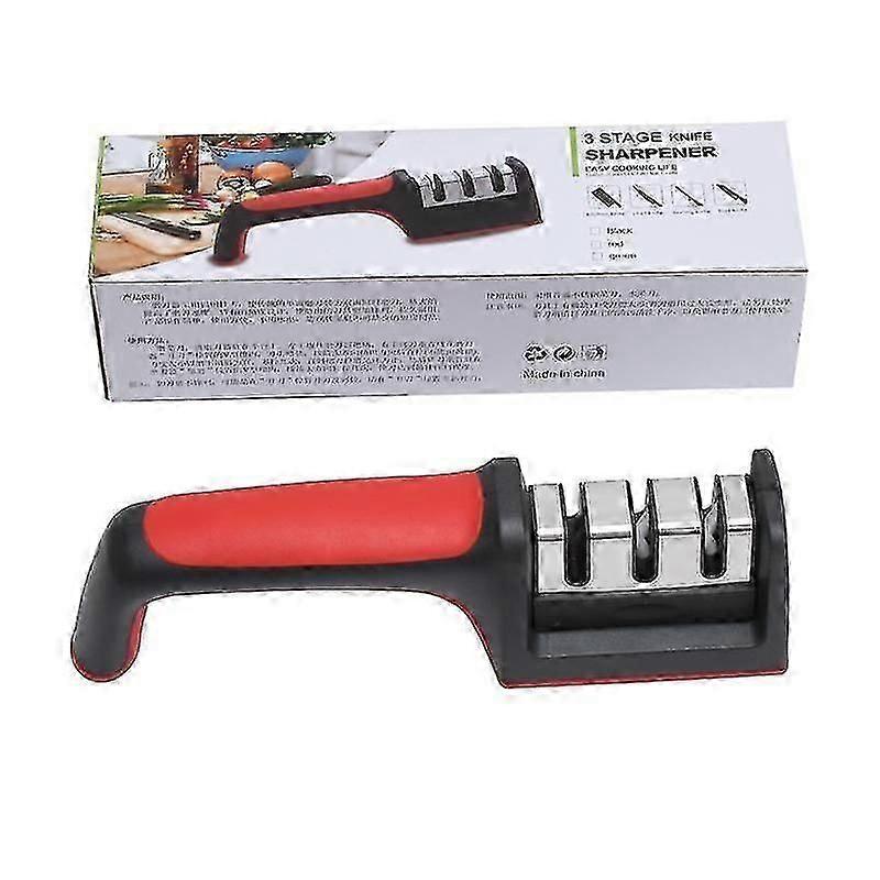 Professional Knife Sharpener - 3 notches - Manual sharpener - Coarse, fine sharpening, sharpening, d