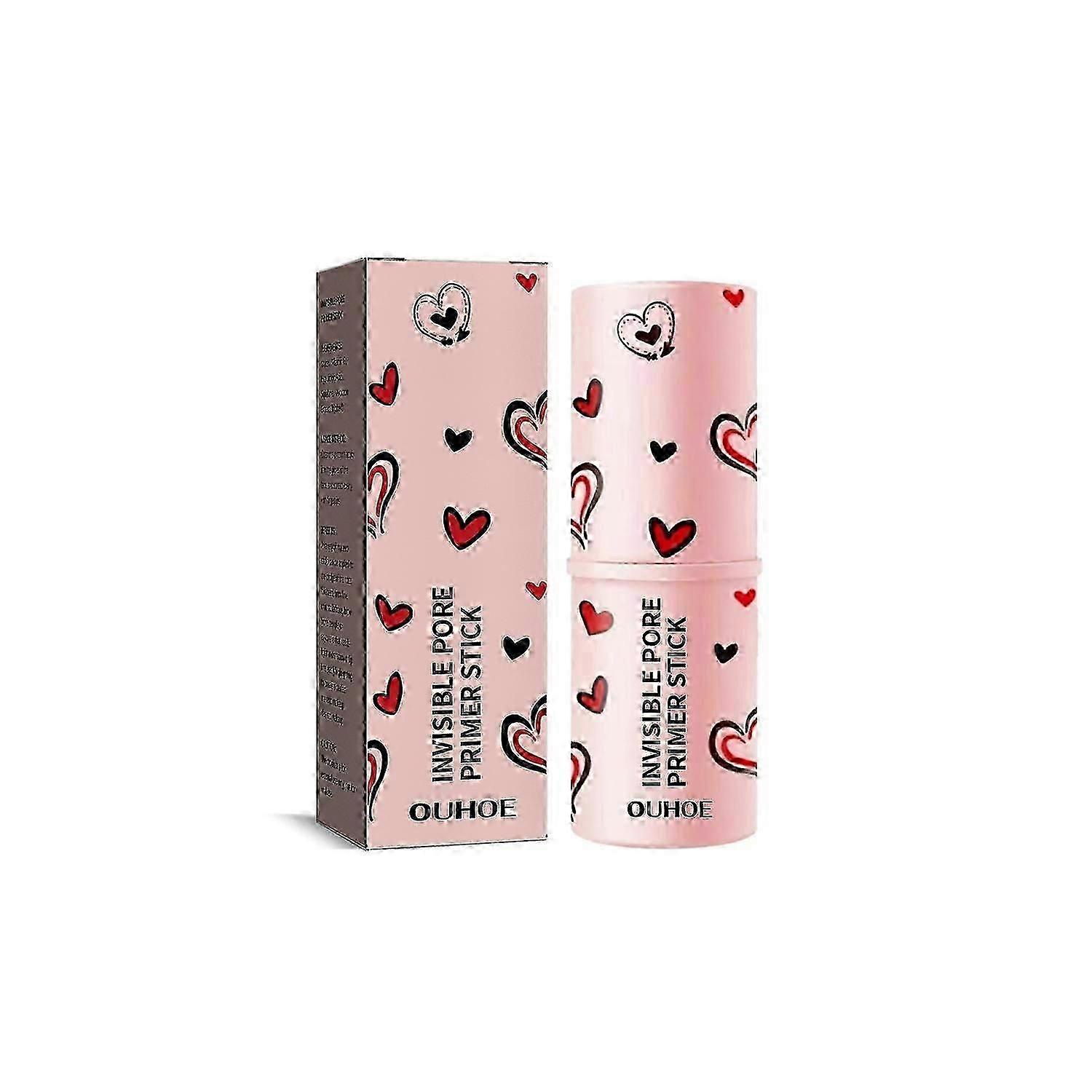 OUHOE Pore Invisible Stick, Brightening Skin Tone Concealer Invisible Pore Smoothing Pre-Makeup Stic