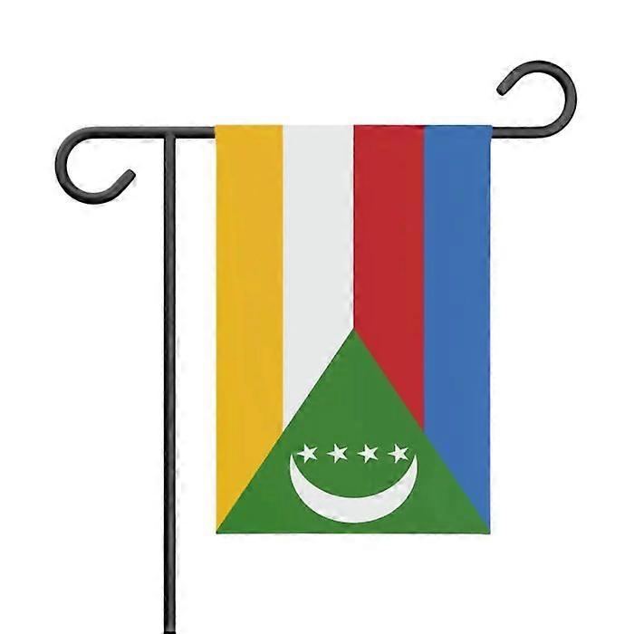Flag - Comoros - 32 x 47.5 cm - Polyester - Double-sided print - Multicolor