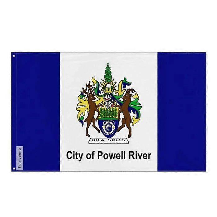 Powell River Flag – 120 x 180 cm – Polyester – Iron Grommets – Durable