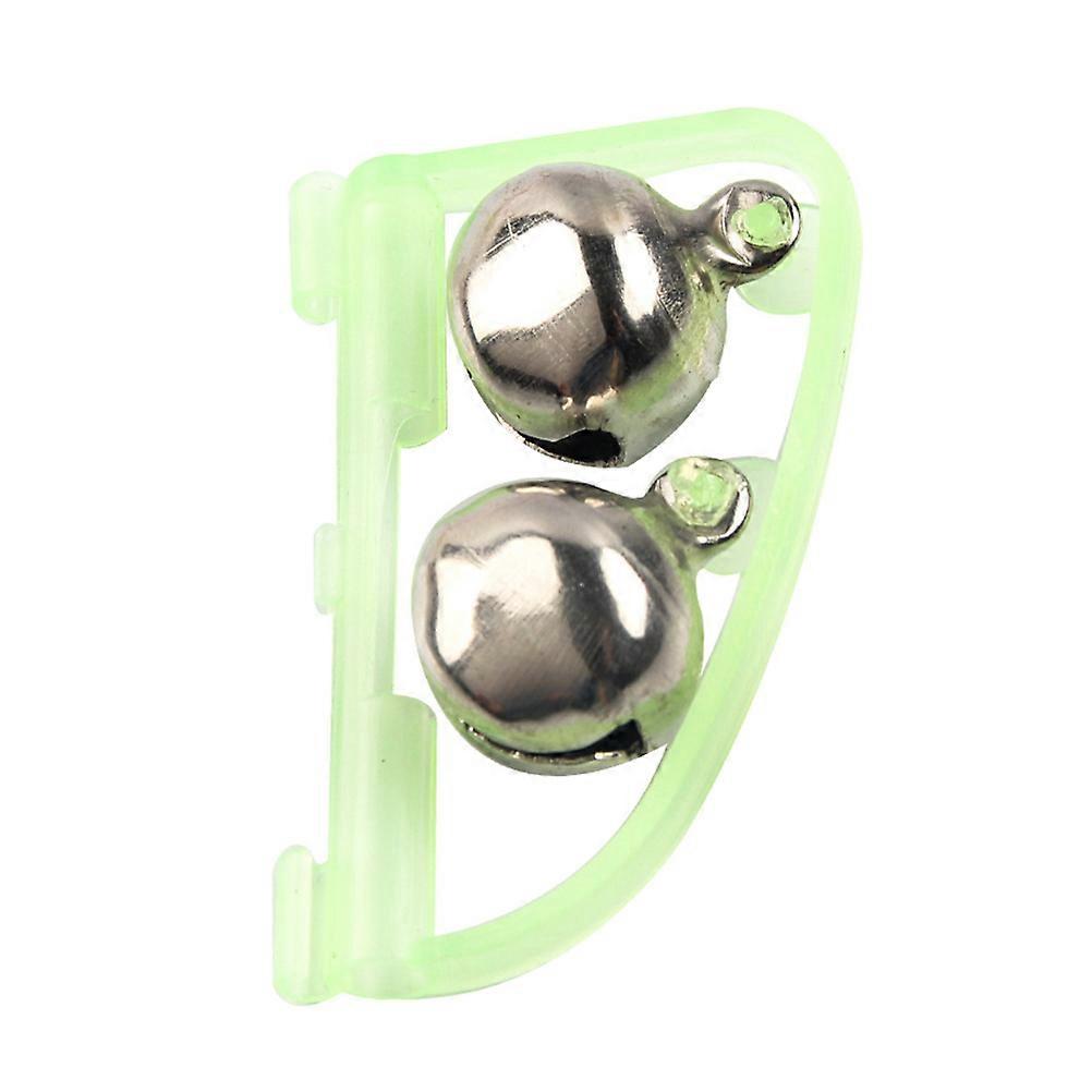 Fishing Alarms with Dual Bells, Secure Rod Clamps, Suitable for Darkness