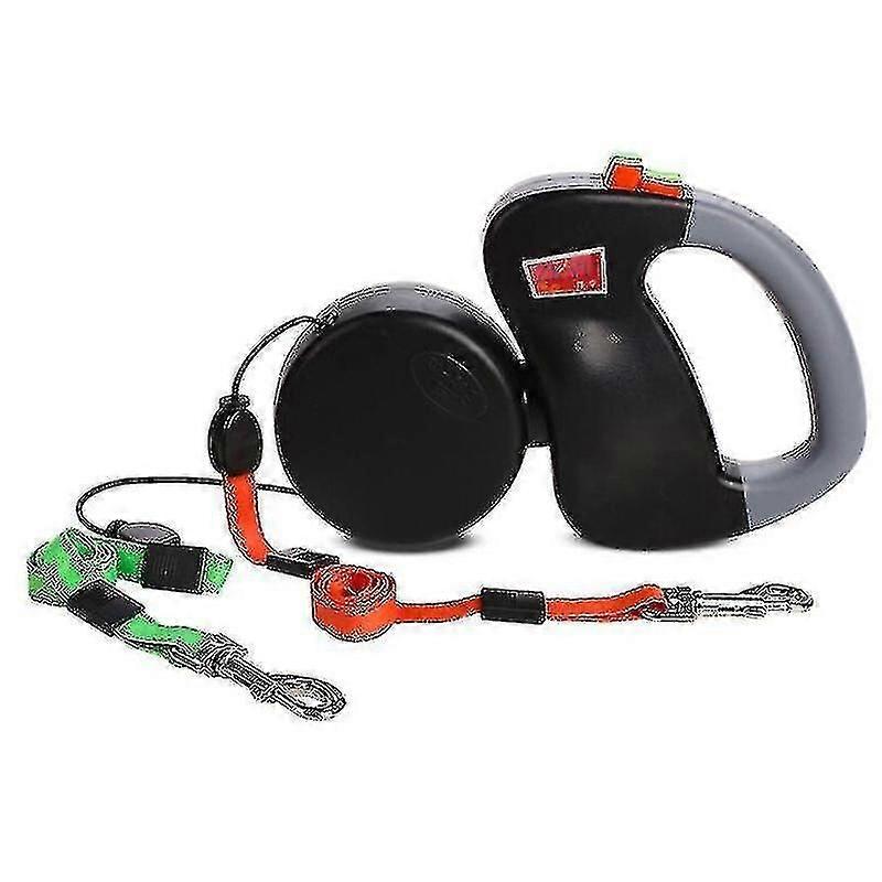 360 degree tangle-free and retractable pet leash