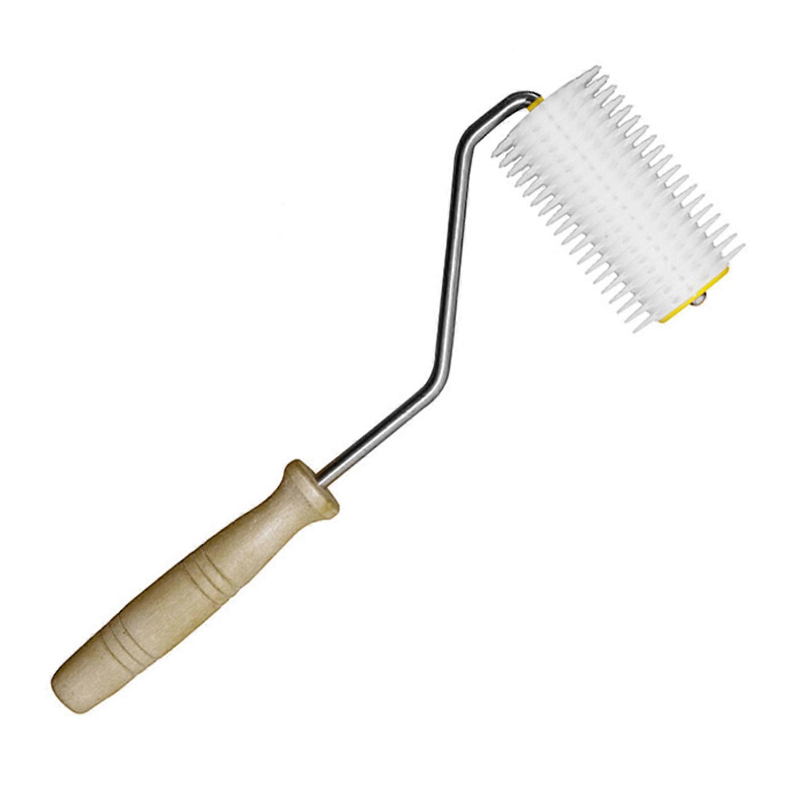 Propolis HoneysExtractor Uncapping Needle Roller with Hard Wood Handle Suitable for Honeycomb Extracting Beekeeping Tool