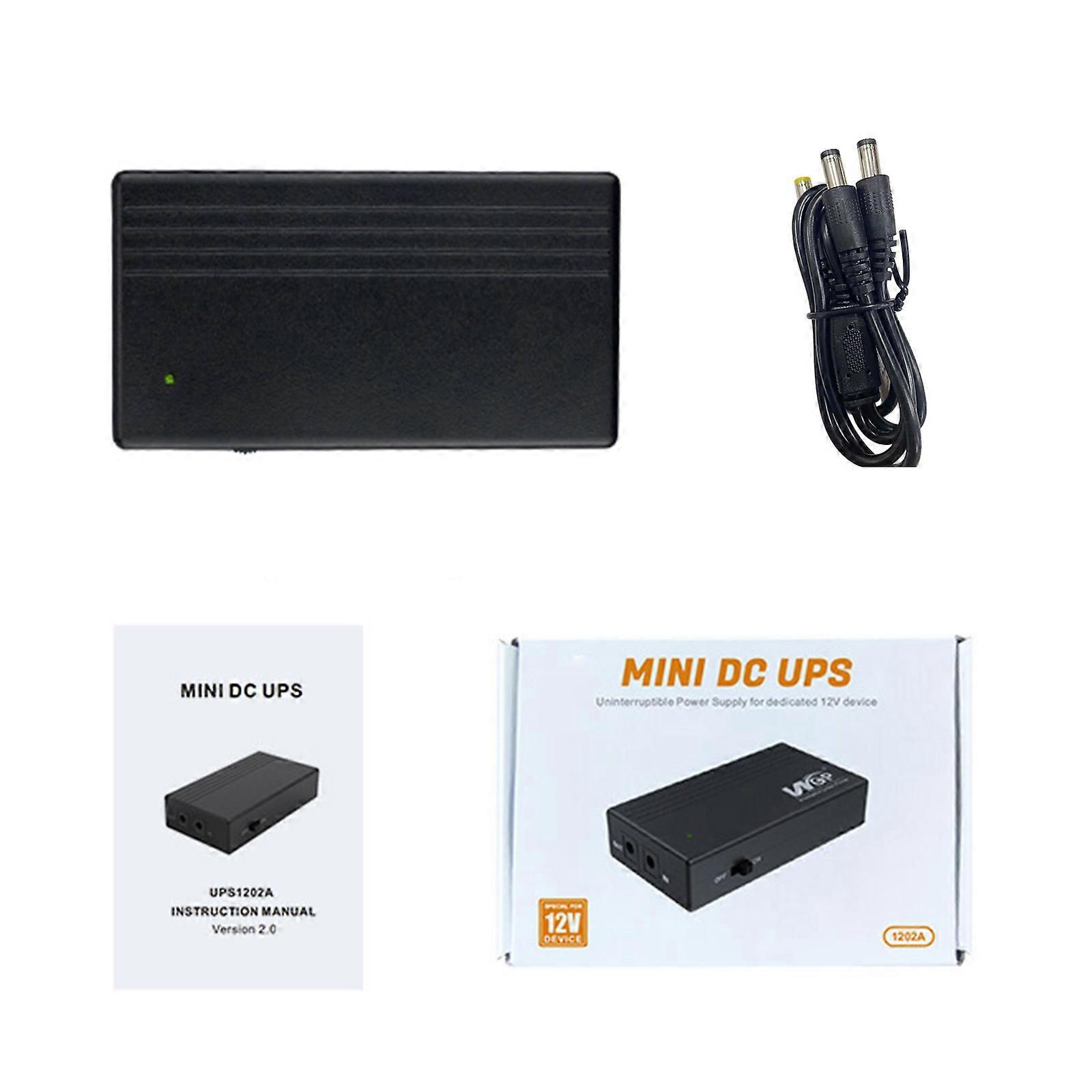 UPS Desktop Battery Backup 22200mAh Home & Office Uninterruptible Power Supply,12V 2A Current Transfer
