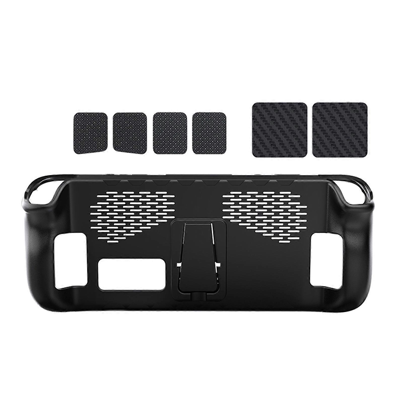 for Steam Deck Console Protective TPU for Case Protector with Back for Key Stickers Anti-fall Cover Sleeve Housing Multicolor