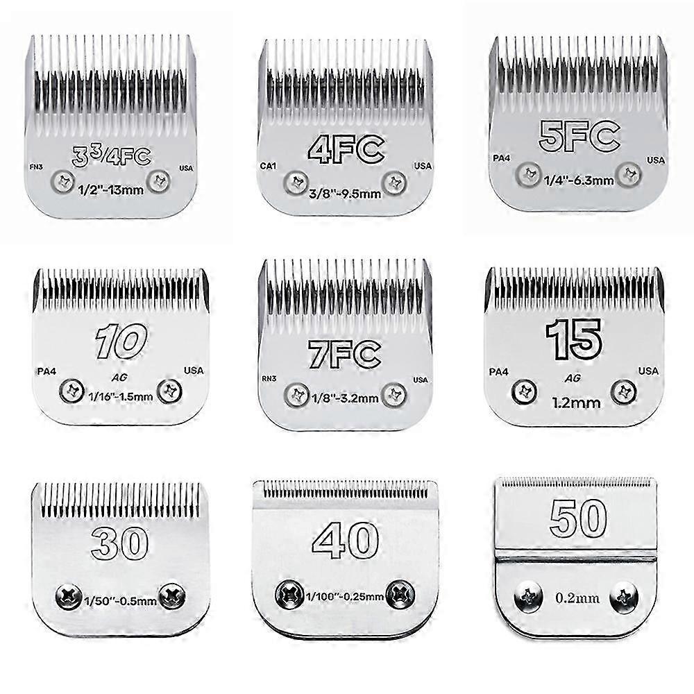 A5 Blade Pet Clipper Blade Professional Συμβατό με τις περισσότερες κουρευτικές μηχανές Andis και Oster με κεραμική επικάλυψη