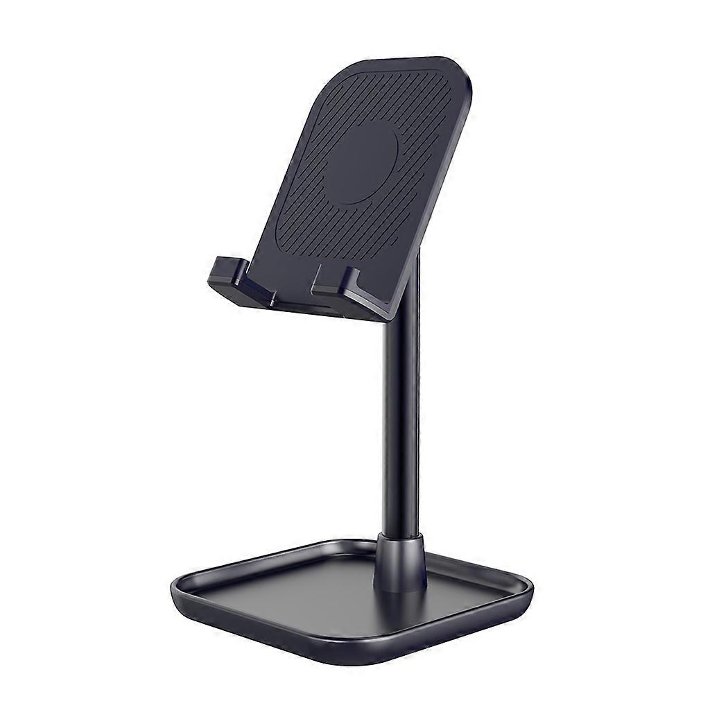 Cell Phone Stand Angle Height Adjustable Phone Stand for Desk Thick for Case Friendly Phone Holder for All Smartphone Ta Dark blue