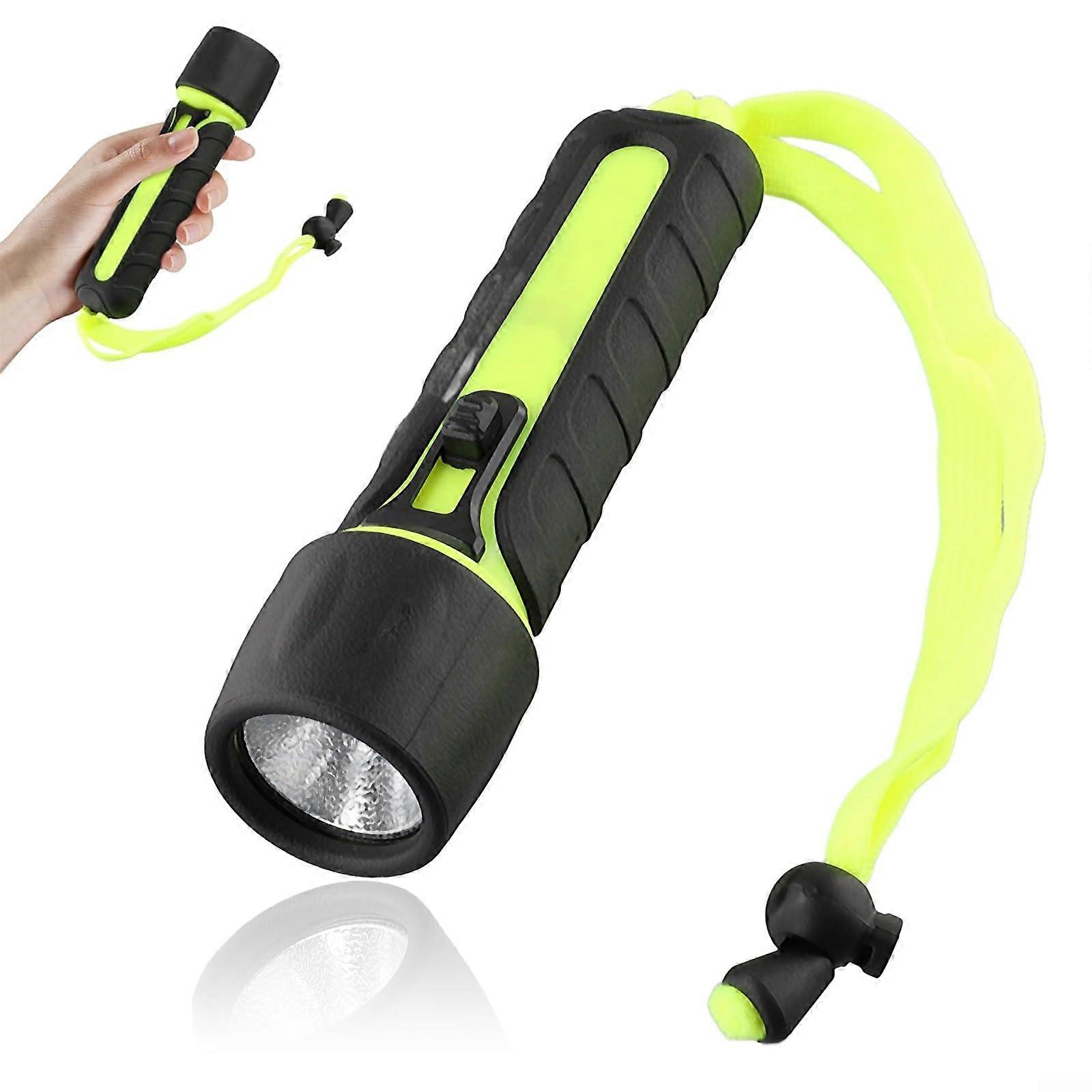 Diving Flashlight 8000LM LED Underwater Torch 50M Waterproof Rechargeable Dive Light for Scuba and Snorkeling