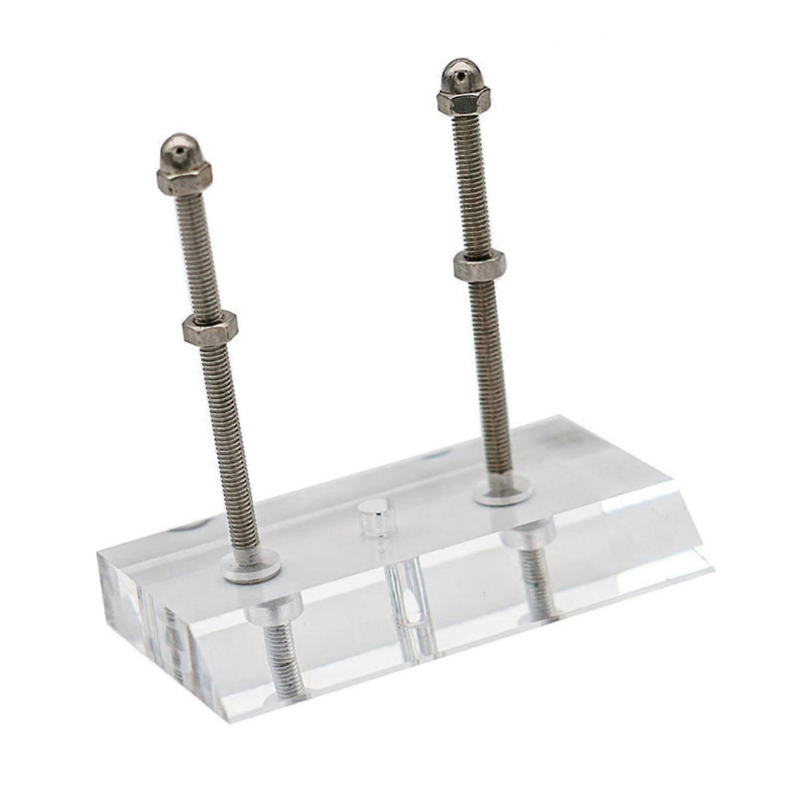 Skateboard Wall Mount Display Rack for Longboards, Deck Hanger, Indoor Storage Holder, Clear Acrylic Design