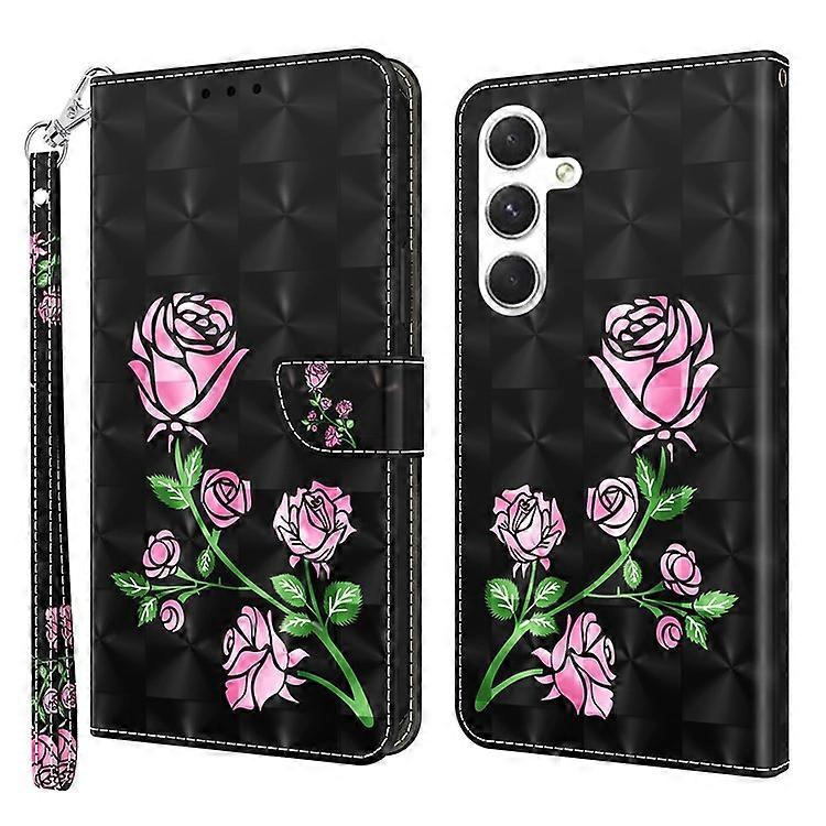 Compatible For Samsung Galaxy A16 Case Stand Pattern Printing Leather Phone Cover