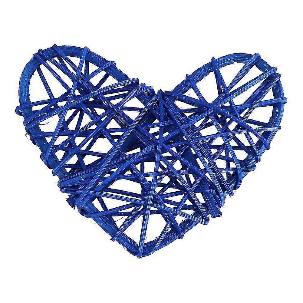 パーティーの結婚式の部屋のためのハート型のSepak Takraw籐のボールの装飾 - ダークブルー