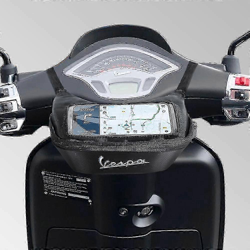 Waterproof Scooter Storage Bag for Vespa GTS GTV LX LXV Sprint Primavera - Navigation Case