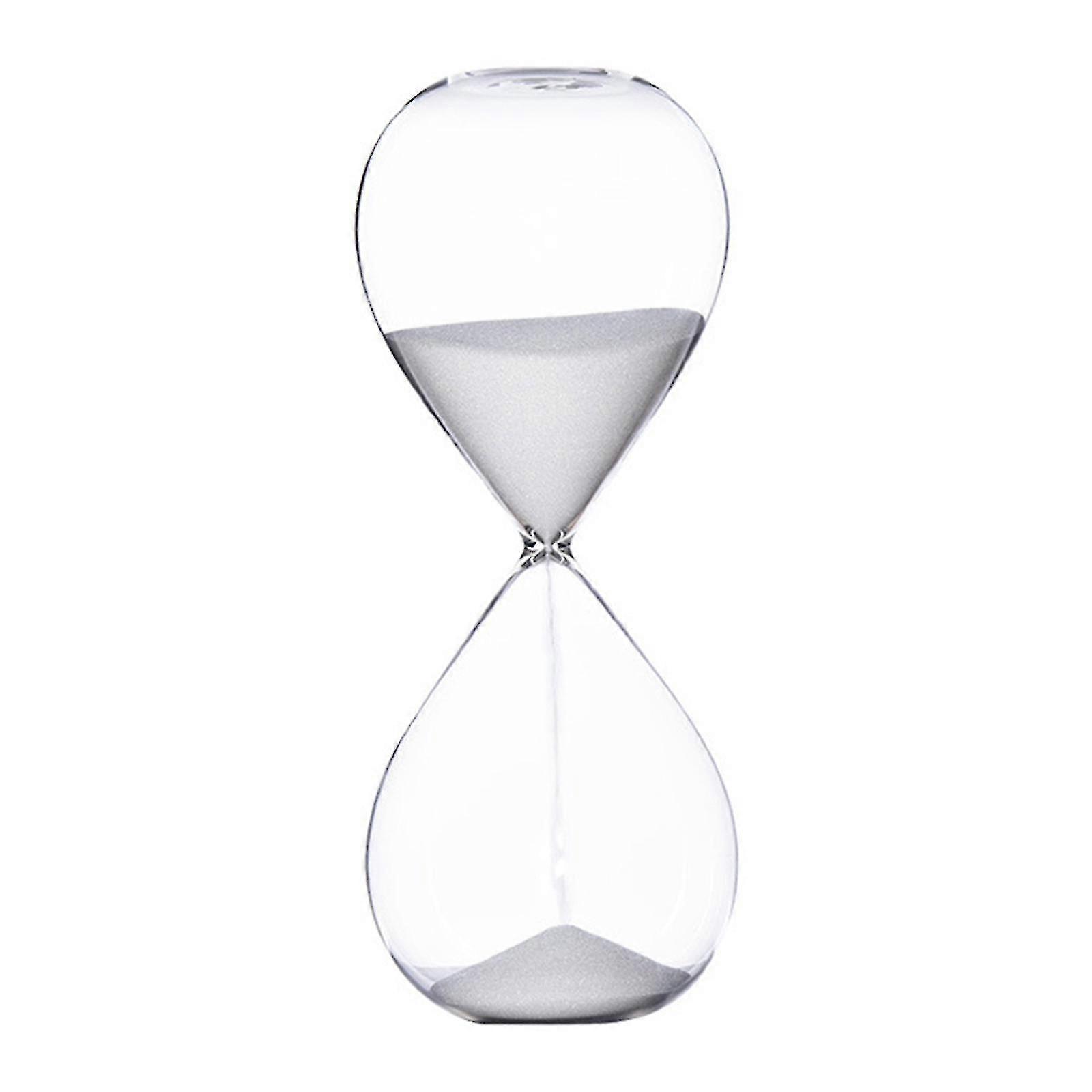 Hourglass Sand Timer 30min White - Improve Focus & Productivity