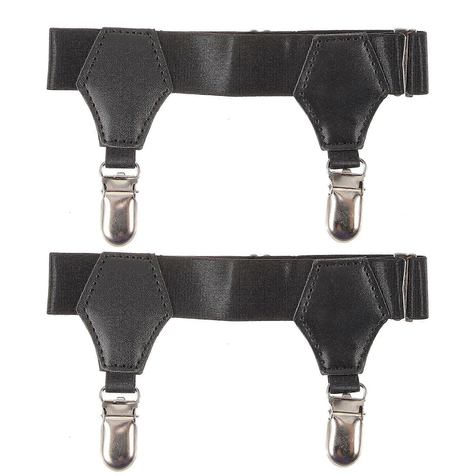 2pcs Sock Clamp Fixed Sock Keeper Men Garter Strap Stay Sock Sock Clip