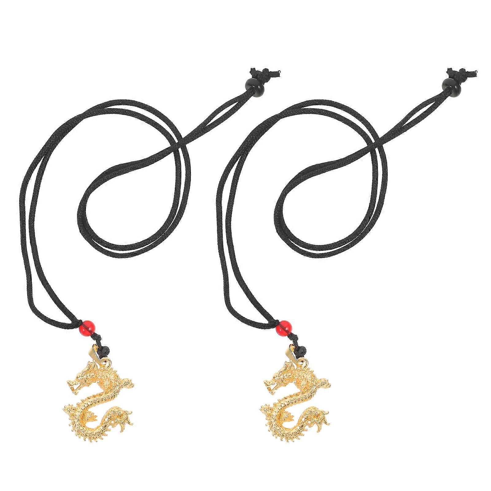 Here's a polished and professional product description based on your input:
**2pcs Vintage Dragon Charms – Chinese Style DIY Jewelry Craft