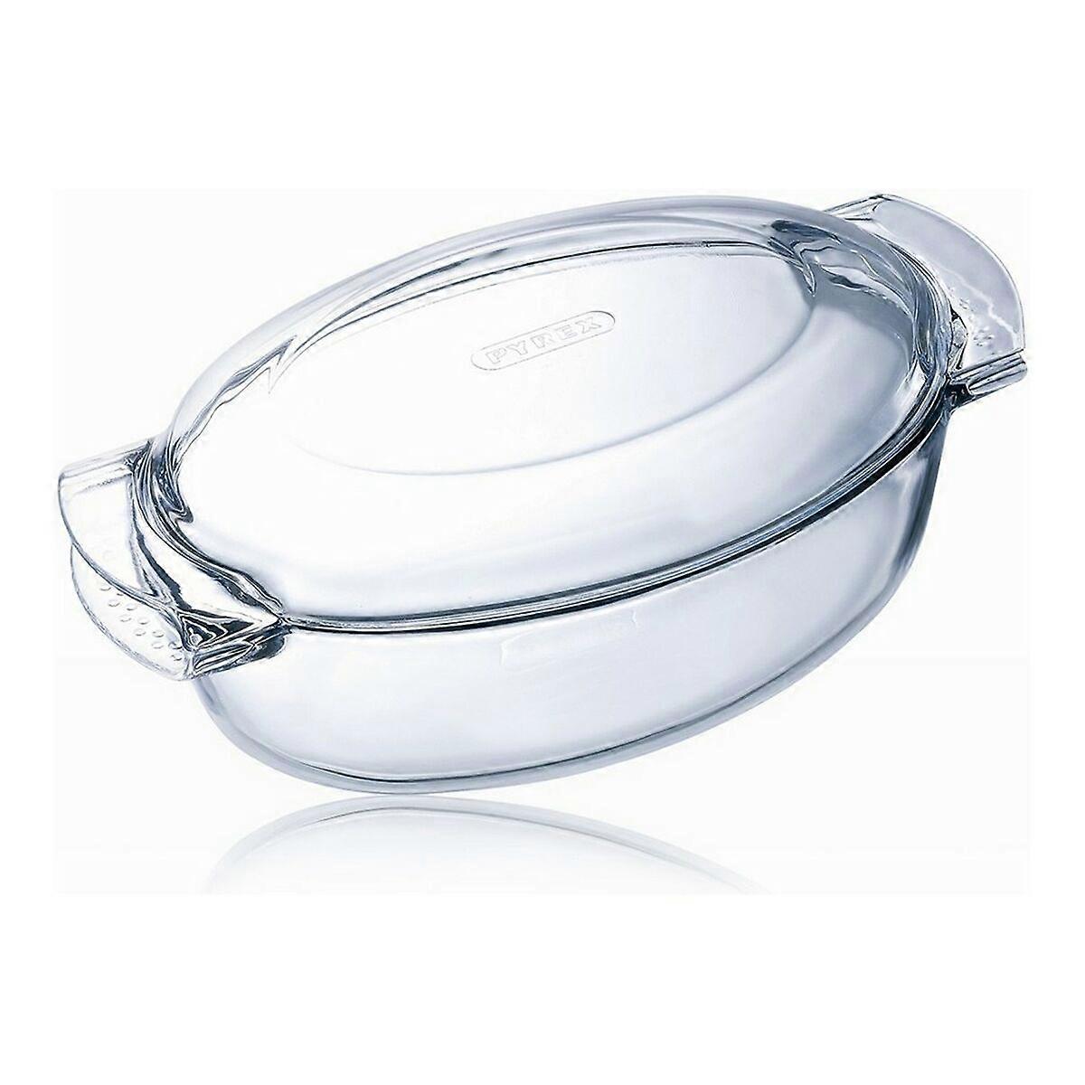 Auflaufform Pyrex 1040712 weiß transparent gehärtetes Glas 6 L 4,5 g 4,5 L