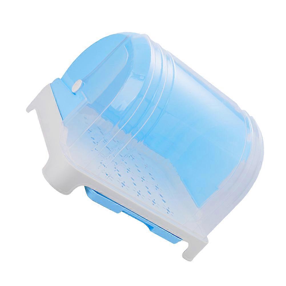 Bottle Drying Rack with Lid for Kitchenware 33x25cm Blue Drying 1Set